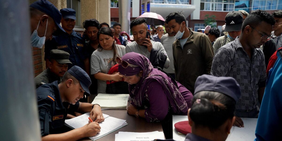 Desperate Families Wait Outside Nepal Hospitals After Deadly Floods