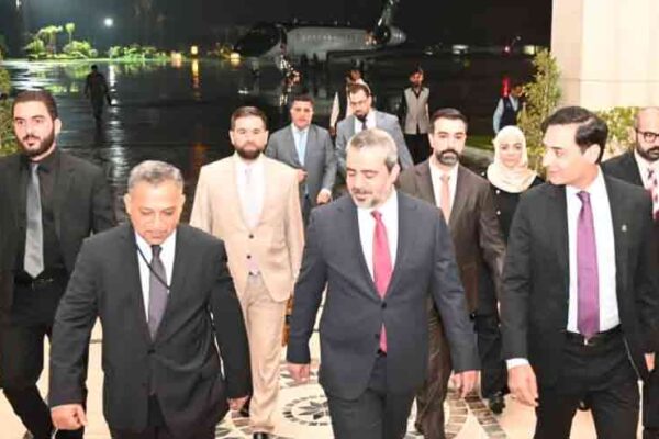 شامی وزیر خارجہ اسد حسن الشیبانی دو روزہ سرکاری دورے پر اسلام آباد پہنچ گئے