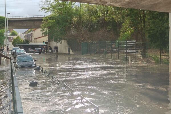 وال-دے-مارن میں طوفانی بارشوں اور اولوں نے مچائی تباہی، بیس منٹ میں سڑکیں دریا بن گئیں