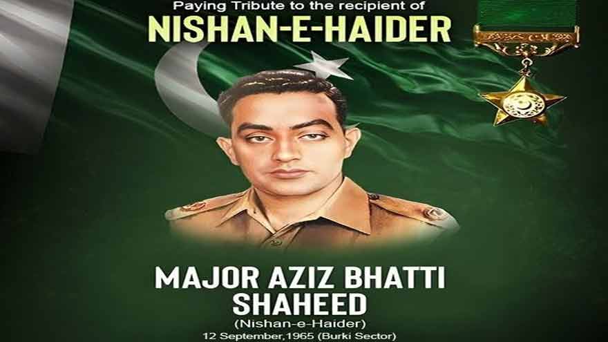 Pakistan Marks 61st Martyrdom Anniversary of Major Aziz Bhatti