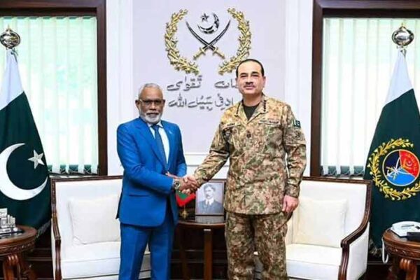 مالدیپ کے اسپیکر کی جی ایچ کیو آمد، فیلڈ مارشل عاصم منیر سے اہم ملاقات