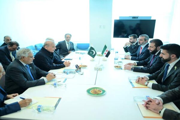 اقوام متحدہ میں پاکستان اور شام کی قیادت کی ملاقات، دوطرفہ تعلقات مضبوط بنانے پر اتفاق