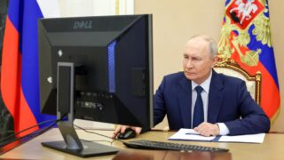 Putin's Party Wins Russia Vote Marred by Drone Strikes