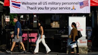 US Aircraft Carrier Docks in Thailand After 285 Days at Sea