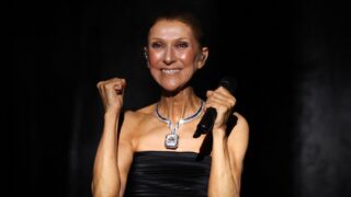 Céline Dion Takes a Tumble and Loses Her Words During Emotional Paris Show