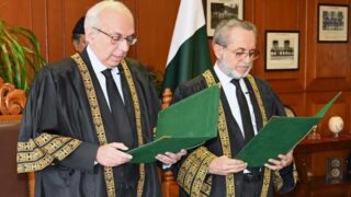 Justice Munib Akhtar Takes Oath as Acting Chief Justice of Pakistan