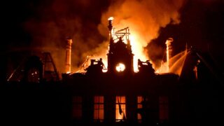 Limoges City Hall Arson: Suspect Arrested as Belfry Collapses