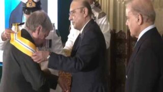 Pakistan Bestows Nishan-e-Imtiaz on UN Chief Antonio Guterres at Aiwan-e-Sadr
