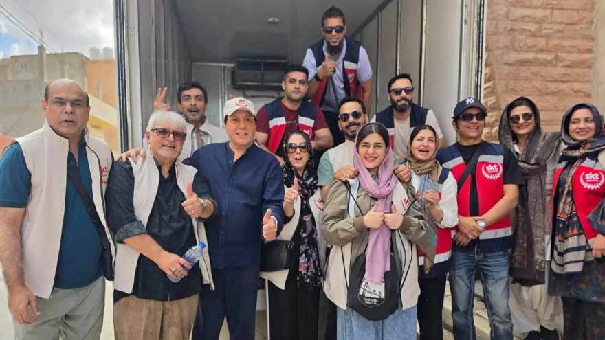 Pakistani Stars Bring Aid and Comfort to Displaced Gazan Families in Jordan