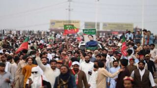 PTI Long March Rolls Into Charsadda as Campaign Enters Seventh Day