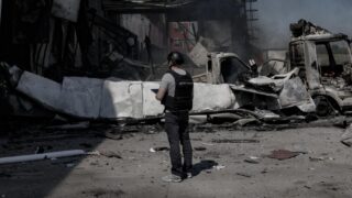 Russian Glide Bomb Kills at Least 30 Civilians in Kramatorsk Bus Strike
