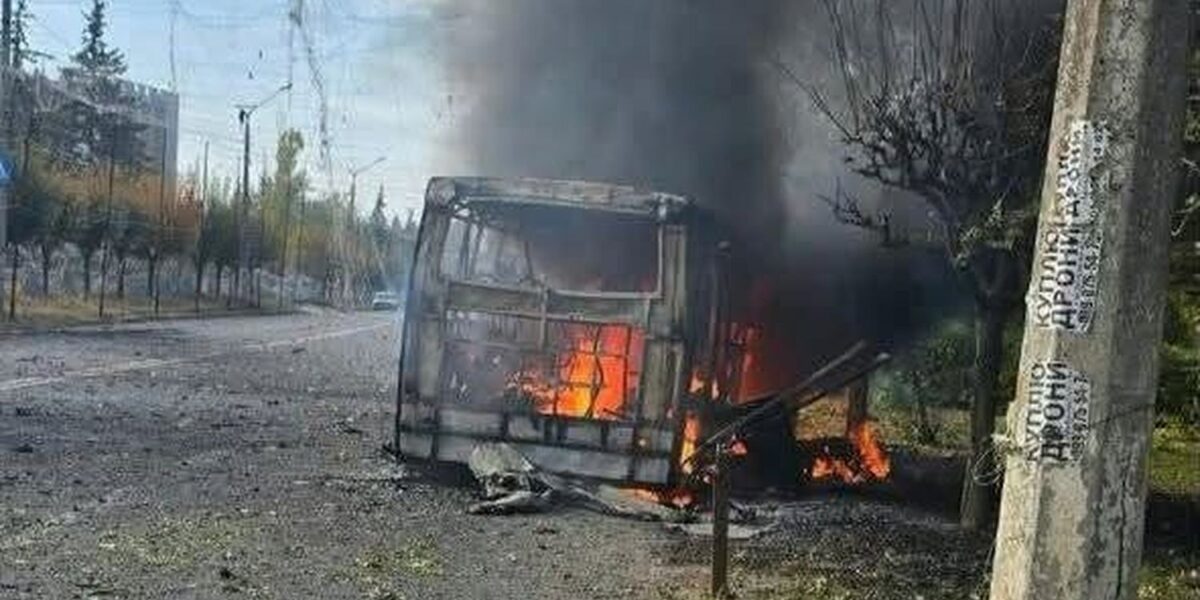 Russian Strike on Civilian Bus in Kramatorsk Kills at Least 12