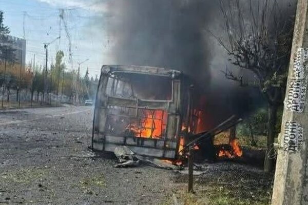 یوکرین کے شہر کراماتورسک میں روسی حملہ، بس پر راکٹ سے 12 افراد ہلاک