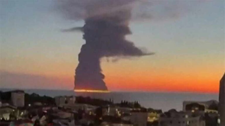 Ukraine Drone Strike Sets Oil Tanker Ablaze Off Russia's Sochi Coast