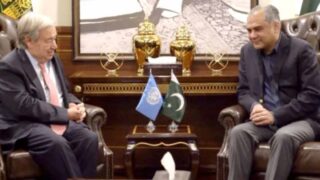Guterres Holds Security Talks With Pakistan Ministers in Islamabad