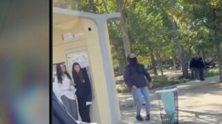Undercover Police Officer Caught on Camera Throwing Tear Gas at Reims Student Protest